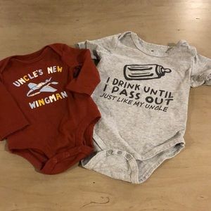 Set of 2: Uncles New Wingman and I drink until I pass out just like my uncle